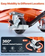 Vevor Hydraulic Lift Table 500 Lb 47.2" Height Double Scissor with Non-Slip Pad New - Image 5