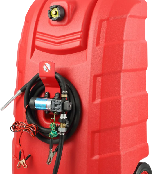 Vevor Portable Fuel Caddy 32 Gal with 12V Pump and Hose Diesel Only New