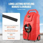 Vevor Portable Fuel Caddy 32 Gal with 12V Pump and Hose Diesel Only New - Image 5
