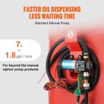 Vevor Portable Fuel Caddy 32 Gal with 12V Pump and Hose Diesel Only New - Image 7