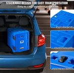 Vevor Insulated Food Pan Carrier 24 Gal Stackable Front-Load with Wheels New - Image 6