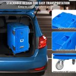Vevor Insulated Food Pan Carrier 32 Gal Stackable Front-Load with Wheels New - Image 6