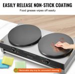 Vevor Commercial Electric Crepe Maker 16" Double Head 3400W New - Image 5