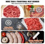 Vevor Commercial Electric Meat Grinder 7 Lbs/Min 350W Sausage Maker New - Image 4