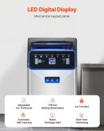 Vevor Commercial Ice Maker 130 Lbs/24H Freestanding Machine with 33 Lbs Storage New - Image 5