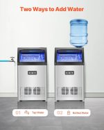 Vevor Commercial Ice Maker 130 Lbs/24H Freestanding Machine with 33 Lbs Storage New - Image 6