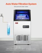 Vevor Commercial Ice Maker 110 Lbs/24H with 28 Lb Storage and Self-Cleaning New - Image 5