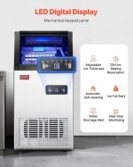 Vevor Commercial Ice Maker 110 Lbs/24H with 28 Lb Storage and Self-Cleaning New - Image 6