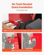 Vevor 3-Point Ballast Box 800 Lb Category 1 Quick Hitch Tractor Counterweight and Tool Holder New - Image 7