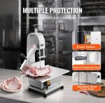 Vevor Commercial Electric Bone Saw 1800W Meat Bandsaw Cutter with 7" Max Thickness New - Image 7