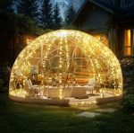 Vevor Transparent Dome Bubble Tent 12' Outdoor Igloo Shelter for Camping and Events New - Image 2
