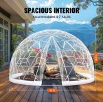 Vevor Transparent Dome Bubble Tent 12' Outdoor Igloo Shelter for Camping and Events New - Image 4