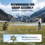 Vevor Transparent Dome Bubble Tent 12' Outdoor Igloo Shelter for Camping and Events New - Image 7