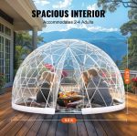 Vevor Transparent Dome Bubble Tent 9.5' Outdoor Igloo Shelter for Camping and Events New - Image 4