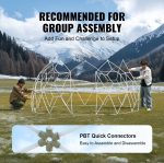 Vevor Transparent Dome Bubble Tent 9.5' Outdoor Igloo Shelter for Camping and Events New - Image 7