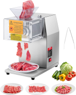 Vevor 850W Electric Meat Cutter 3.4" Stainless Steel Blade with 0.2" Slice Thickness New