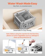 Vevor 850W Electric Meat Cutter 3.4" Stainless Steel Blade with 0.2" Slice Thickness New - Image 6