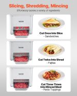 Vevor Electric Meat Cutter 350 Lb/H 550W Stainless Steel Blades New - Image 3