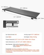 Vevor RV Awning Replacement 12' 1" Fabric Slide Topper New - Image 8