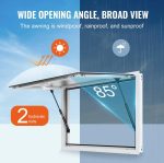 Vevor Concession Window 48" x 36" with Awning for Food Truck or Trailer New - Image 5