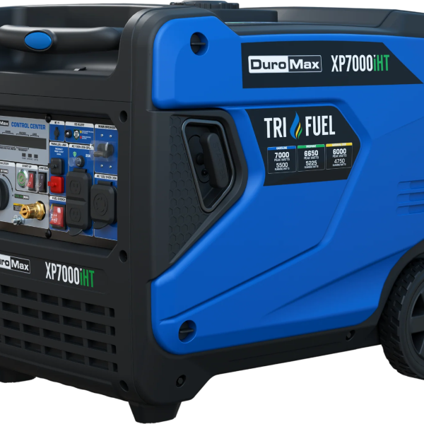 DuroMax XP7000iHT 5500W/7000W Tri Fuel Generator Gas Propane NG Remote Start Inverter CO Alert New