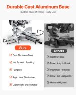 Vevor Sliding Compound Miter Saw 12" 15A Dual Bevel LED Guide 60-Tooth Blade New - Image 4