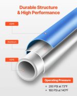 Vevor Air Compressor Line Kit 3/4" x 200' HDPE Aluminum Complete Piping System New - Image 7