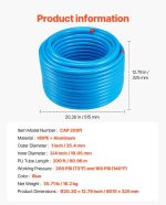 Vevor Air Compressor Line Kit 3/4" x 200' HDPE Aluminum Complete Piping System New - Image 9