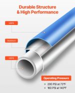 Vevor Air Compressor Line Kit 3/4" x 300' HDPE Aluminum Complete Piping System New - Image 6