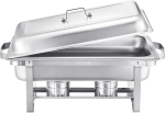 Vevor Chafing Dish Set 6-Pack 8 Qt Full-Size Stainless Steel Buffet Warmers New