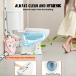Vevor Upflush Macerating Toilet System with 800W Pump for Basement and Low-Drain Areas New - Image 6