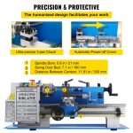Vevor Mini Metal Lathe 7" x 12" Variable Speed 2250 RPM 400W New - Image 5