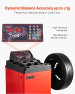 Vevor Electric Tire Changer and Balancer with 18" Spindle Universal Compatibility New - Image 5