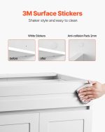 Vevor Shaker Base Cabinet 36" x 24" x 34.5" with Drawer Ready to Assemble New - Image 3
