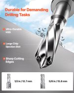 Vevor Magnetic Drill Press 1450W 800 RPM with 2 Coring Bits New - Image 4