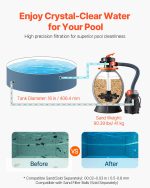 Vevor Sand Filter Pump 16" for Above Ground Pools 3/4 HP 3500 GPH Flow Rate New - Image 5