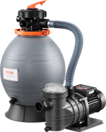 Vevor Sand Filter Pump 16" for Above Ground Pools 3/4 HP 3500 GPH Flow Rate New