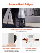 Vevor Jack Hammer Electric Demolition Tool with 2 Chisel Bits 2100W New - Image 6