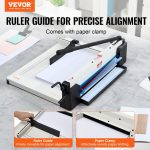 Vevor Industrial Paper Cutter 17" Cutting Width 400 Sheet Capacity New - Image 2