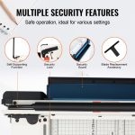 Vevor Industrial Paper Cutter 17" Cutting Width 400 Sheet Capacity New - Image 6
