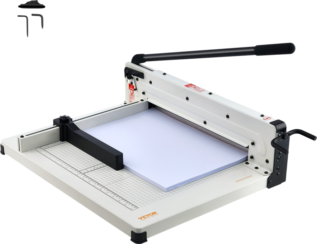Vevor Industrial Paper Cutter 17" Cutting Width 400 Sheet Capacity New - Image 1