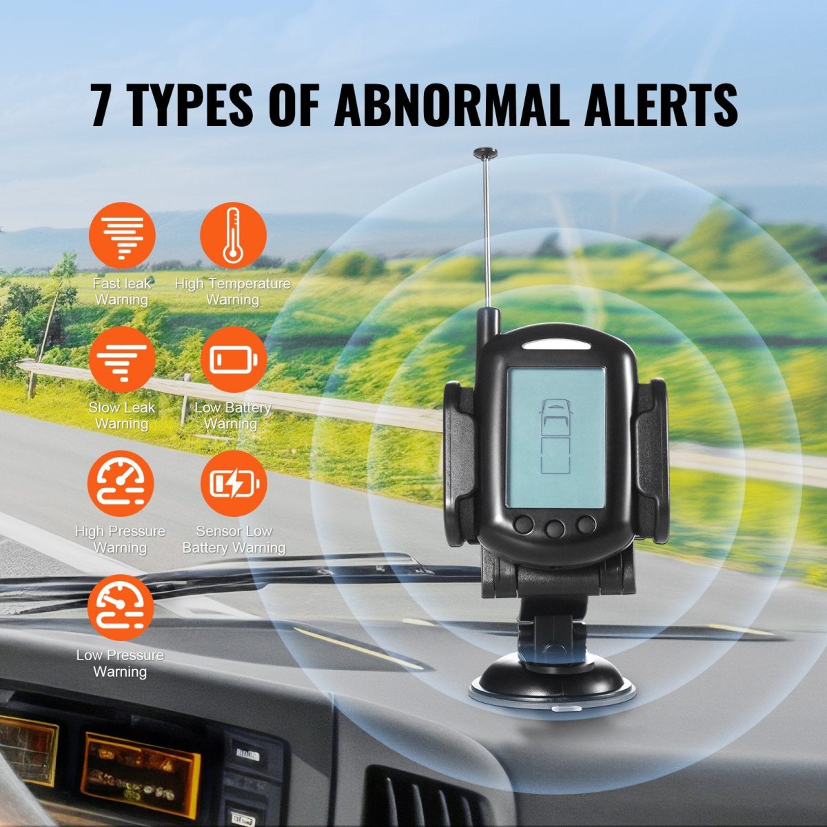 Vevor Multi-Axle Tire Pressure Monitoring System Real Time Data New - Image 4