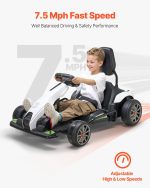 Vevor Electric Go Kart 7.5 MPH Max Speed 24V Battery 200W Strong Motor New - Image 4