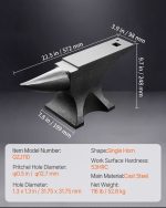 Vevor Single Horn Anvil 116 Lbs Cast Steel for Blacksmiths New - Image 7
