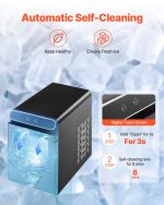 Vevor Countertop Nugget Ice Maker 37 Lbs/24H Self-Cleaning New - Image 4