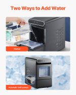 Vevor Countertop Nugget Ice Maker 37 Lbs/24H Self-Cleaning New - Image 6