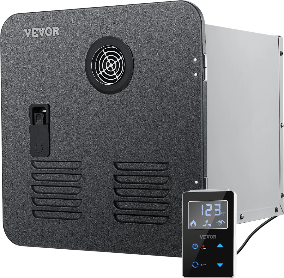 Vevor RV Tankless Water Heater 15" x 15" Propane Gas 55000BTU with Remote Controller New - Image 1