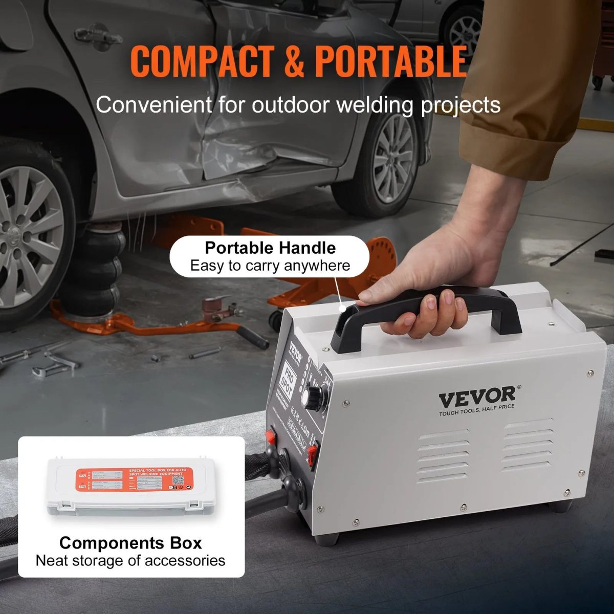 Vevor Stud Welder Dent Repair All-in-One Kit 1800W with 7 Modes New - Image 6