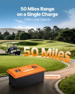 Vevor Golf Cart Lithium Battery 48V 105Ah with 20A Charger and Touch Monitor New - Image 2
