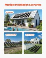 Vevor Solar Pool Heater 4 x 10 Ft. Aboveground Heating System 4 Panels New - Image 5